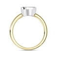 thumbnail image 4 of AFFY Solitaire Anniversary Wedding Rings for Women Center 7MM Cushion Cut Lab Created Moissanite Engagement Ring Jewelry Gift for Her In 10K Solid Yellow Gold Size 9, 4 of 6