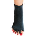 thumbnail image 4 of Yoga Deportes GYM Separador de cinco dedos Calcetines Alineación Dolor Salud Masaje Calcetines, Prevenir calambres en los pies, 3 pares Namotu CZYD-ZC121, 4 of 4