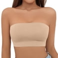 thumbnail image 2 of Women's Sexy Traceless Large Anti Drop Off One Shoulder Wrapped Chest Wrapped Up Bra, 2 of 9