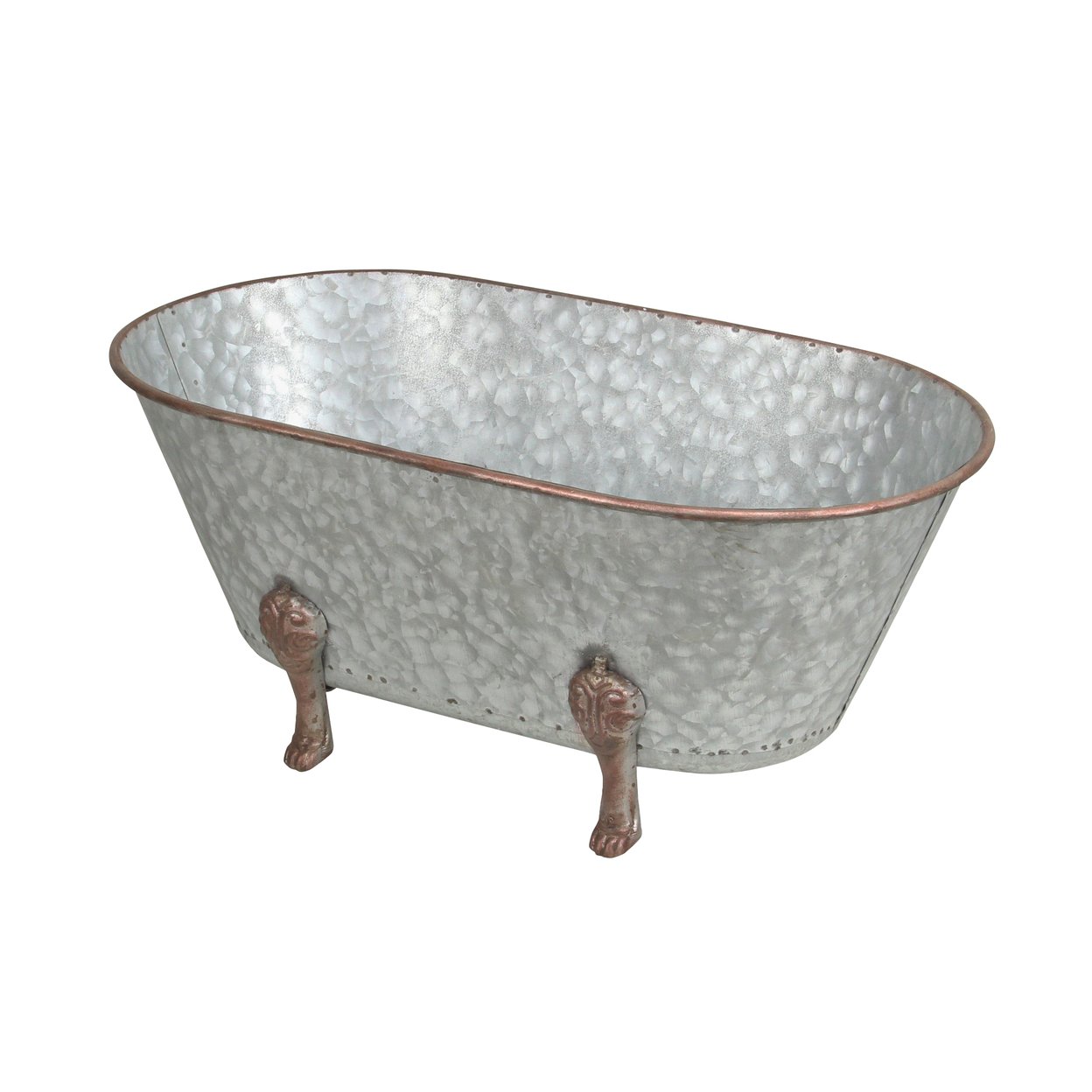 Ganz USA LLC Mini Vintage Metal Bath Tub Trinket Dish CB177124