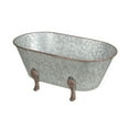 thumbnail image 2 of Home Decorative Galvanized Metal Tub Decor - Small, 2 of 3