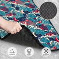 thumbnail image 3 of Pofeuu Fish In The Wave Print Car Foot Mat Set of 4 Pieces - All-Weather Full Set Floor Mats for Cars Trucks SUVs, 3 of 7