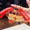 thumbnail image 1 of Doll Pendant Creative Skin-friendly Unscented Cartoon Tiger Key Ring for Daily Life, 1 of 8