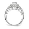 thumbnail image 2 of Sterling Silver & CZ Brilliant Embers Ring Size 6, 2 of 3