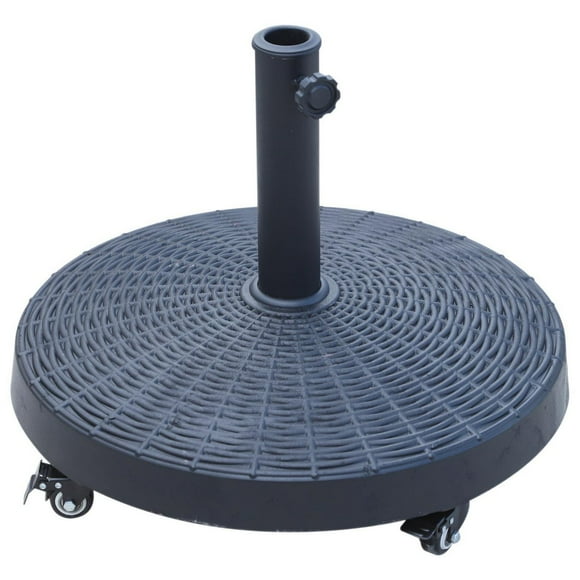 Outsunny 20.5" Round Resin Patio Umbrella Base