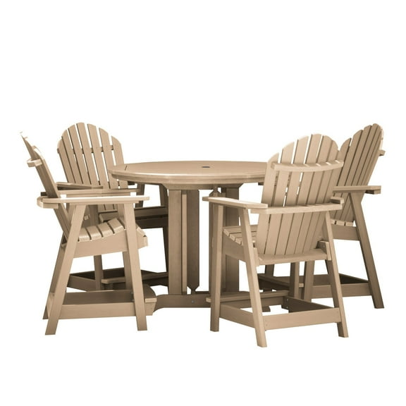 highwood® Eco-Friendly Hamilton 5pc Round Counter Dining Set