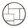 thumbnail image 6 of Sagebrook Home Round 31.5" Wood / Metal Wallshelf, Bronze, 6 of 7