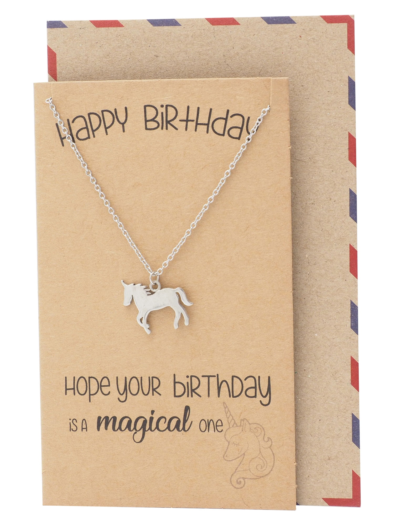 Quan Jewelry - Quan Jewelry Unicorn Necklace, Birthday ...
