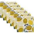 thumbnail image 6 of GZHJMY Lemon Cute Cloth Napkins Reusable Washable Everyday Use 20 × 20 Inch Set of 6, 6 of 7