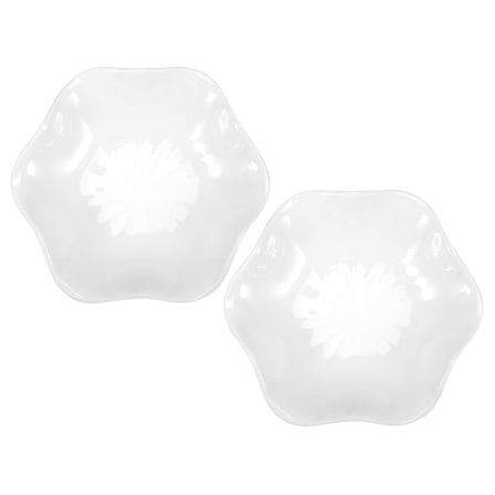 VERDANVERSE Sauce Dishes Dipping Bowl White Melamine 2Pcs for Dishwasher Safe