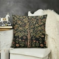 thumbnail image 2 of BANET Charlotte Home Furnishings Throw Pillow Covers Decorative Pillow Covers for Couch Living Room Black Tree Square Pillow Cases Jacquard Woven for Cozy Bedroom Decor 24x24in, 2 of 5