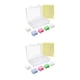 thumbnail image 1 of Wosthever Herramienta de hilo ABS resistente al agua, fácil organización para bricolaje, caja de bobinas de bordado de punto de moda + 150 + Caja+150bobbi+Etiquetas 2Conjunto, 1 of 6