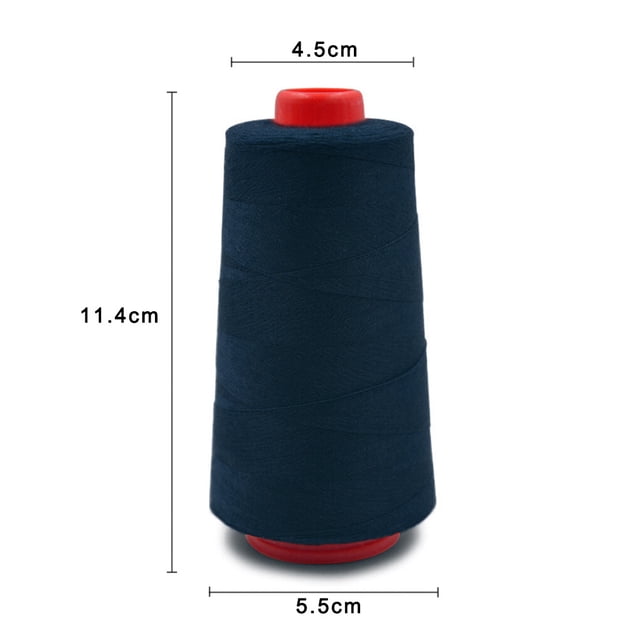 kurtrusly 3000 Yards High Speed Sewing Thread Crafts Clothes Dress Making Cross-stitch Knitting Sewing Machine Polyester Line