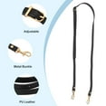 thumbnail image 3 of Uxcell 1 Pcs 47 inch Length Adjustable PU Leather Crossbody Shoulder Purse Strap with Gold Hardware Black, 3 of 5