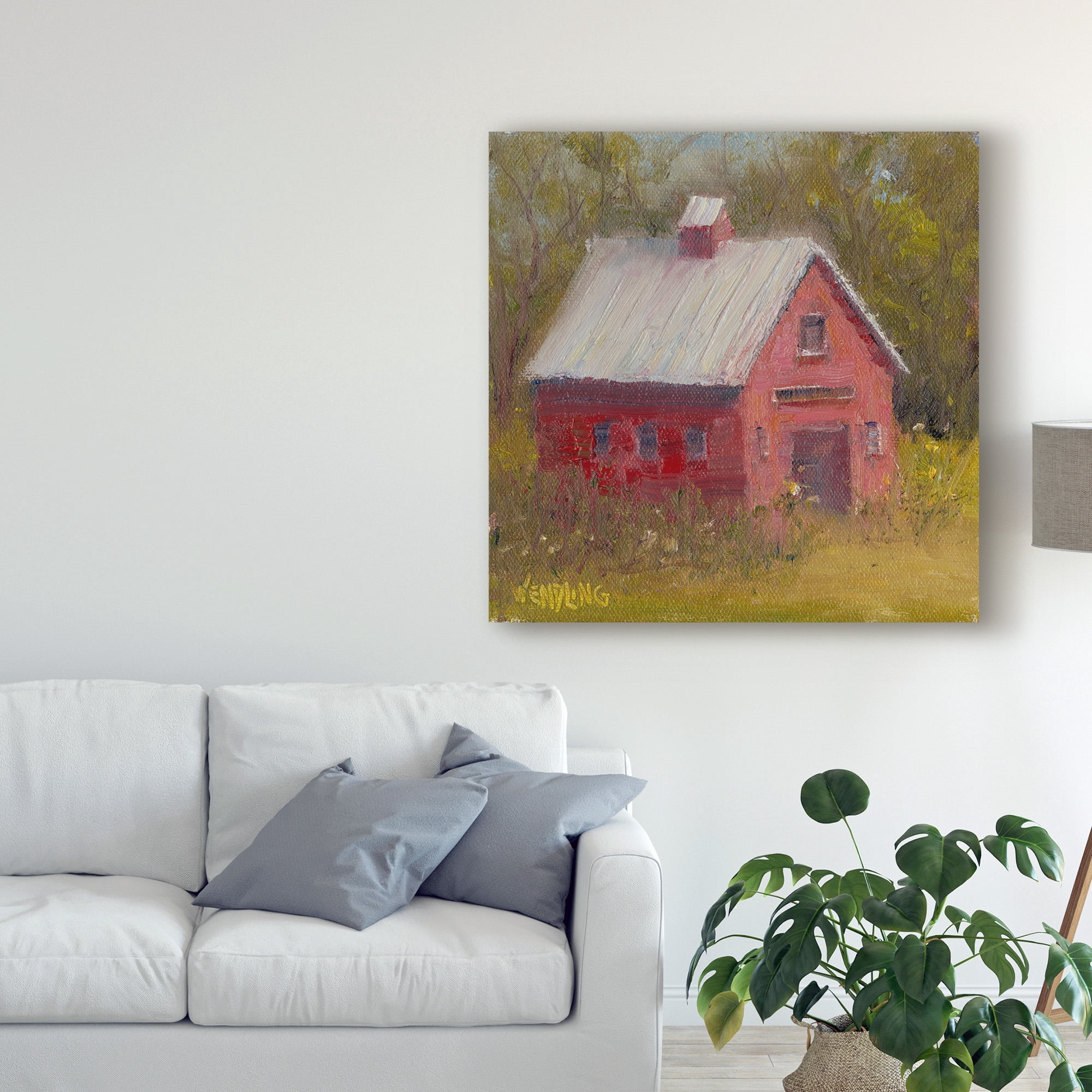 Trademark Fine Art 'Country Road II' Canvas Art by Marilyn Wendling