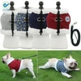 thumbnail image 1 of Deago Stretch Fleece Lined Warm Dog Jacket Coat with Leash Puppy Soft Winter Windproof Reflective Sweater for Small Medium Dogs Clothes, 1 of 10