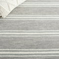 thumbnail image 6 of SAFAVIEH Metro Darion Striped Area Rug, Grey/Ivory, 6' x 6' Square, 6 of 10