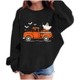 thumbnail image 2 of hengsof Girls Halloween Sweatshirt Toddler Kids Long Sleeve Crew Neck Shirt Loose Pullover Sweater Holiday Clothes 1-13Y, 2 of 3