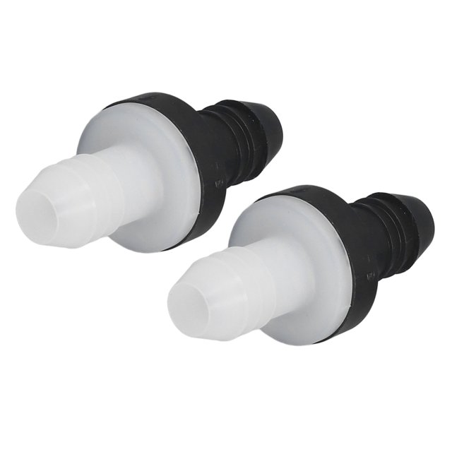 2Pcs One Way Inline Check Valve 3/8 Inch 10 Mm Water Gas Pump Air Check Valve for Backflow Prevention