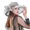 A3-Gray, variant on Women's organza hat fancy hats for women vintage hats church hats Hat for Women chapeau pour femme Sun Hats derby hats for women Bowler Hat Organza Derby Hats for Women White One Size