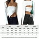 thumbnail image 3 of Tops De Tubo Ajustados Y2K Bodycon Tube Tops 2pcs Mujeres Crop Tops Casual Salir Ropa (Blanco L) Cgtredaw Para estrenar, 3 of 9