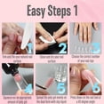 thumbnail image 4 of WWS-Duck Formes Doubles pour Extension d'Ongles en Gel Poly, Moules Réutilisables pour French Tip Acrylique Duckies, Moules de Design pour Manucure, pour Salon & DIY à la Maison 240 Pcs 12 Tailles, 4 of 4