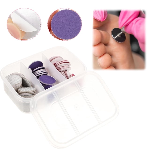 360 láminas para uñas y discos de lija para limas de pies, eliminador de limas de pies, almohadillas eliminadoras de limas de pies, eliminador para el dedo gordo del pie, eliminador para pies