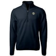 thumbnail image 2 of Men's Cutter & Buck Navy North Carolina Tar Heels Big & Tall Cascade Eco Sherpa Fleece Quarter-Zip Jacket, 2 of 3