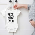 thumbnail image 5 of Best Niece Ever Cute Family Relative Bodysuit Jumper Girls Infant Baby Brisco Brands 12M, 5 of 6
