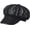 Black, variant on Rhinestone 8 Panels Octagonal Caps for Women Elegant Lace Newsboy Hats Summer Breathable Beret Beach Vacation Peaked Hats