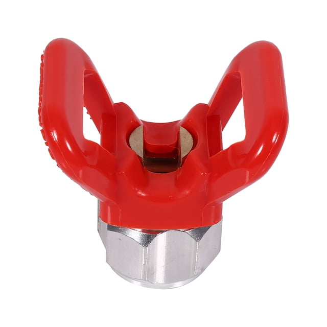 Yunxwd Porte-buse de pulvérisation Airless Peinture Pulvérisateur Pistolet Pointe Garde Buse Remplacement Outil Universel Rouge