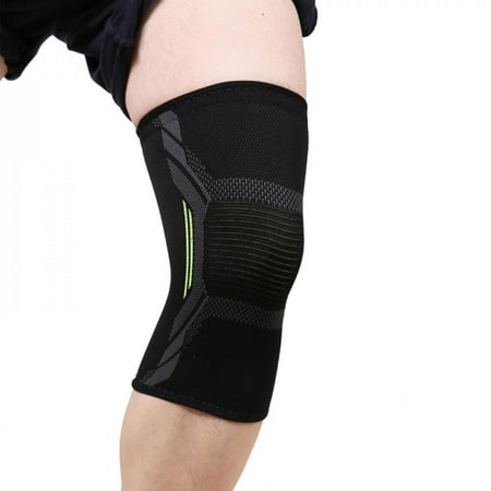 

Greyghost 1Pc Breathable Heat Knee Pad Winter Sports Safely Knee Pads Training Elastic Support Knee Knee Protect Black XL