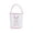Pink, variant on Hometravel Easter Bunny Canvas Tote Bag, Rabbit Print Handheld Storage Basket, Holiday Gift Candy Food Holder