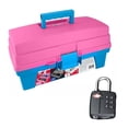 thumbnail image 2 of Caja Multiusos Vanity Rosa/azul Con Candado De Combinación, 2 of 3