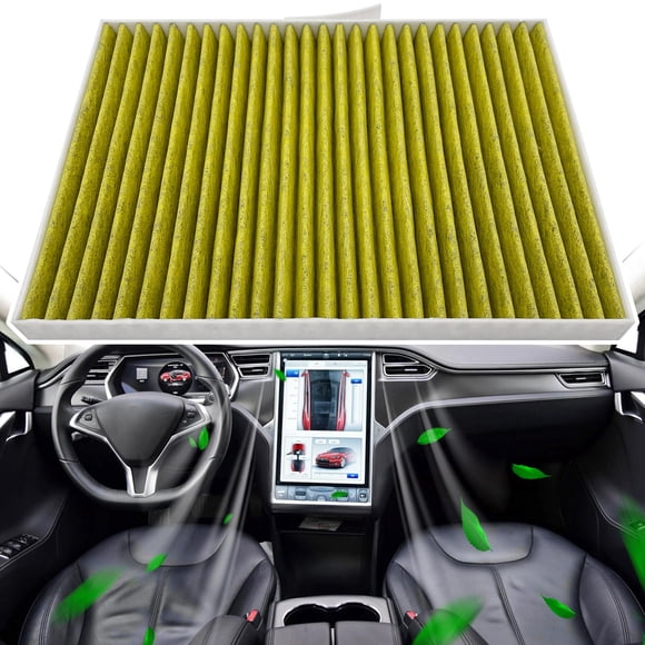 Filtro de aire de cabina EVTIME para Tesla Model S 2016+ con carbón activado