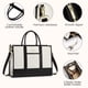 thumbnail image 4 of Bolsas de mano para ordenador portátil LOVEVOOK para mujer, bolsa de trabajo, 15,6 pulgadas, grande,, 4 of 8
