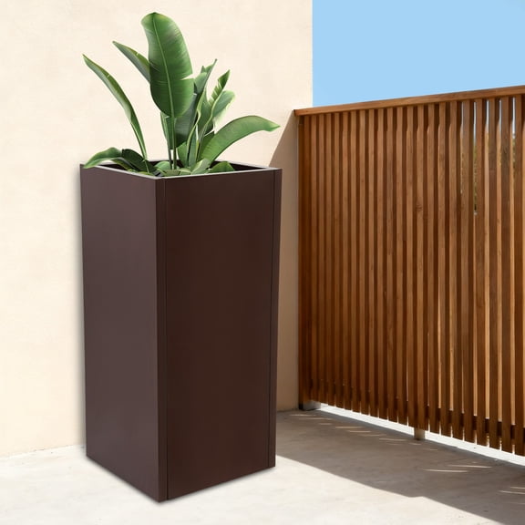Heavy Duty Planter Box for Outdoor Plants, Tall Metal Planter Box, Planters Box
