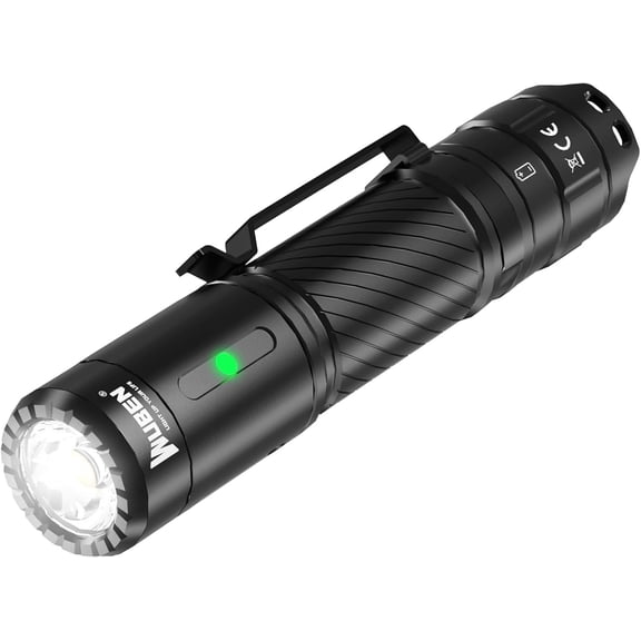 WUBEN C3 Rechargeable Flashlight, 1200 Lumens, 6 Modes, IP68 Waterproof, Tactical LED Flashlight for Camping, Emergency, Hunting