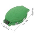 thumbnail image 3 of Miangastore Fishing Hook Box Compression and Impact Resistant Waterproof Turtle Hook Box Accessories (Green), 3 of 8