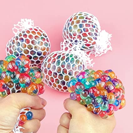 Pack De 12 Pelotas Antiestrés Arcoíris De Silicona: Suaves, Rebotan Y Alivian La Ansiedad, Juguetes Sensoriales Para Niños Y Adultos