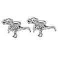 thumbnail image 2 of 2 pcs Hombres Tiranosaurios Rex Plata Forma De La De Las Mancuernas Gemelos Boda Fernando Gemelos, 2 of 7