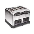 thumbnail image 1 of Hamilton Beach 4-Slice Toaster, Polished Stainless Steel with Sure-Toast Technology, Bagel & Defrost Settings, Auto Boost, 1 of 5