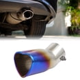 thumbnail image 2 of Unique Bargains  Universal Fits Car Curve Burnt Heart Shaped Exhaust Tail Muffler Tip Pipe 60mm, 2 of 4