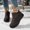 Coffee, variant on Boots for Women Quilted Puffer Ankle Boots Side Zip Round Toe Faux Fur Lined Snow Boots for Outdoor Travel Walking Winter Casual Footwear Blue 43