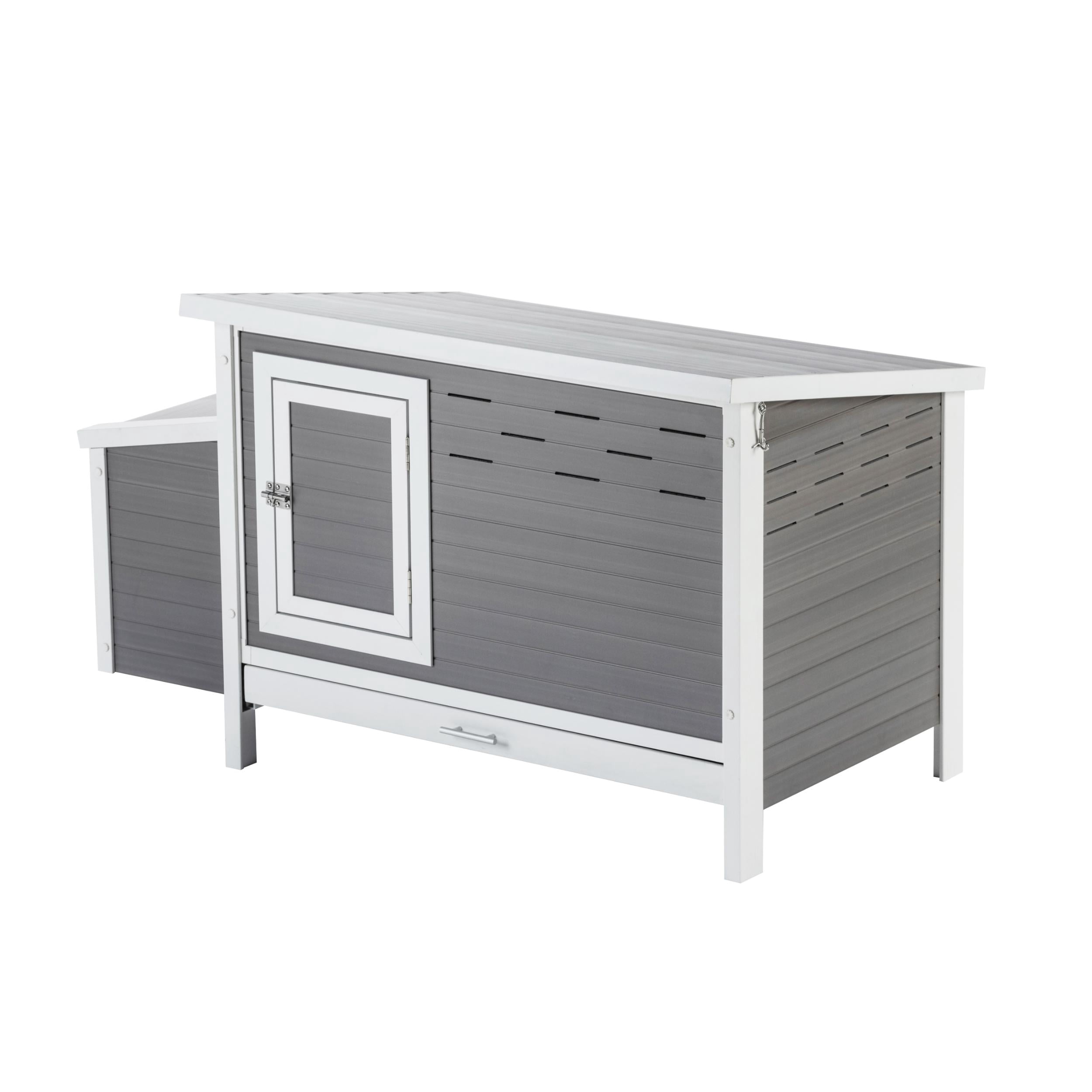 New Age Pet ECOFLEX® Fontana Premier Chicken Barn, Weather Resistant Gray Coop