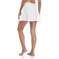 thumbnail image 4 of Women Solid Swim Skirt Build-in Brief Tummy Control Tankini Bottoms, 4 of 7