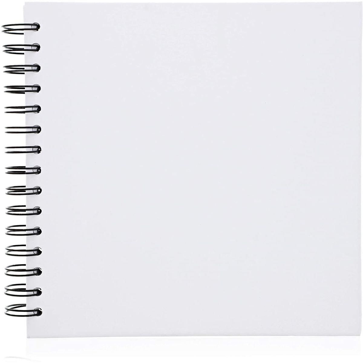 Ribbon Blank White Pages Scrapbook Traveling Photo Album A5