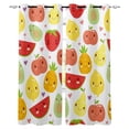 thumbnail image 2 of Fruit Cartoon Cute Watermelon Strawberry Room Curtains Large Window Outdoor Bedroom Fabric Indoor Decor Kids C, 2 of 5