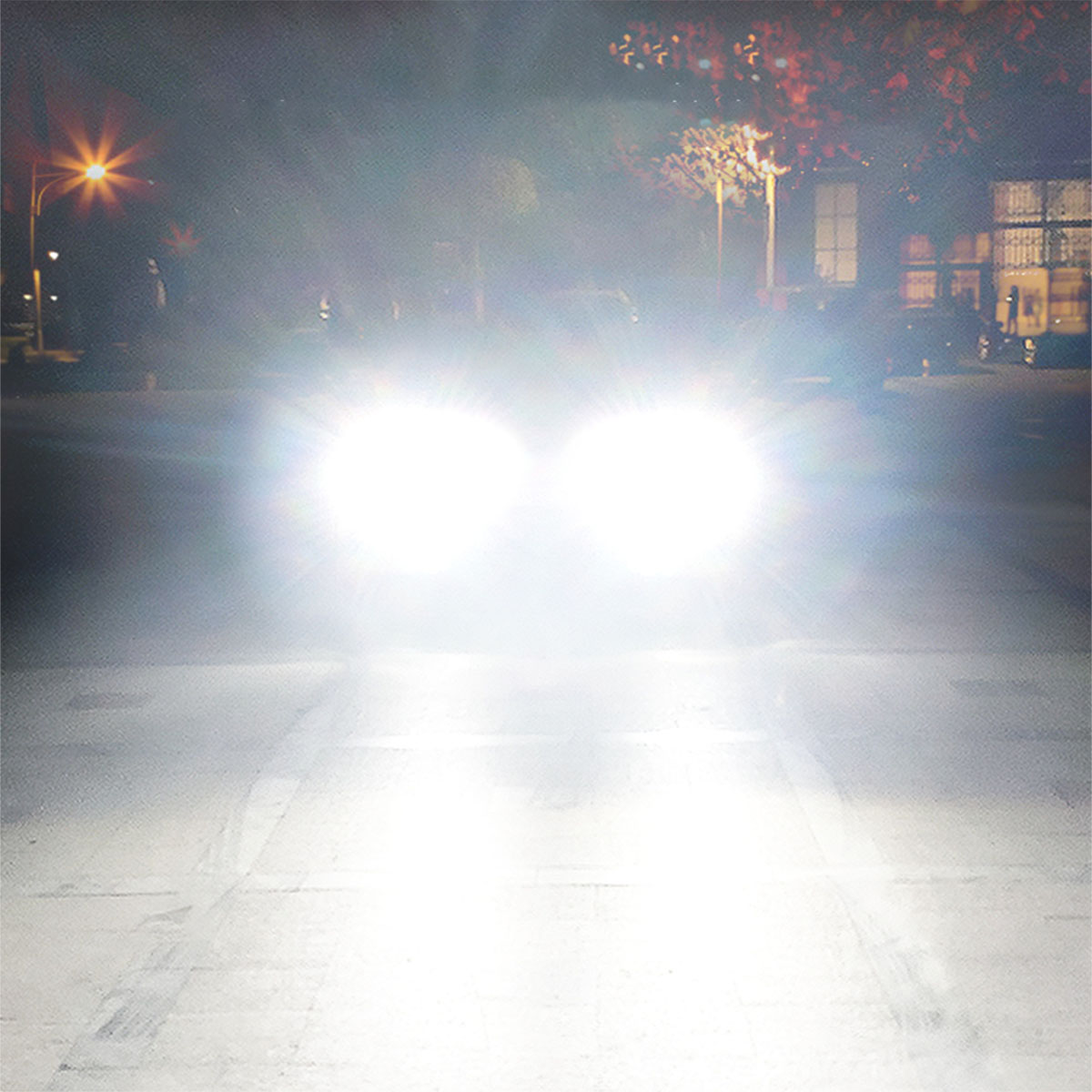 For 2004-2015 Volvo VNL Semi Truck Headlights,H9 High Beam+H11 Low Beam  Bulbs 4pc