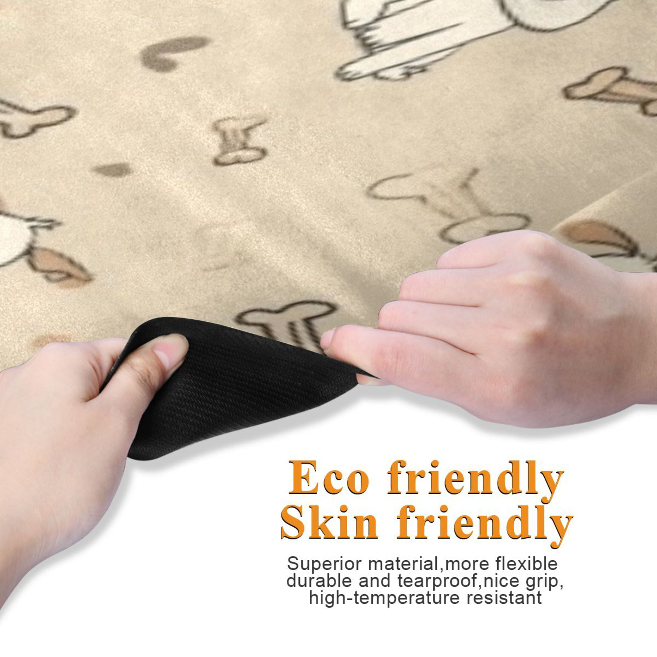 BZSMCE Yoga Mat Women Fitness Mat Light Bulldog-bone Pattern
